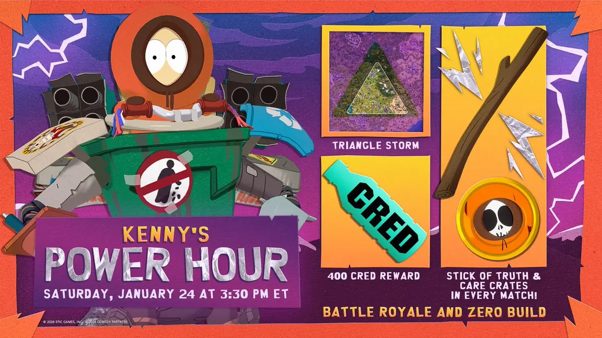 Fortnite's Kenny Power Hour Returns With Extra Tokens, Gamers Have Demands