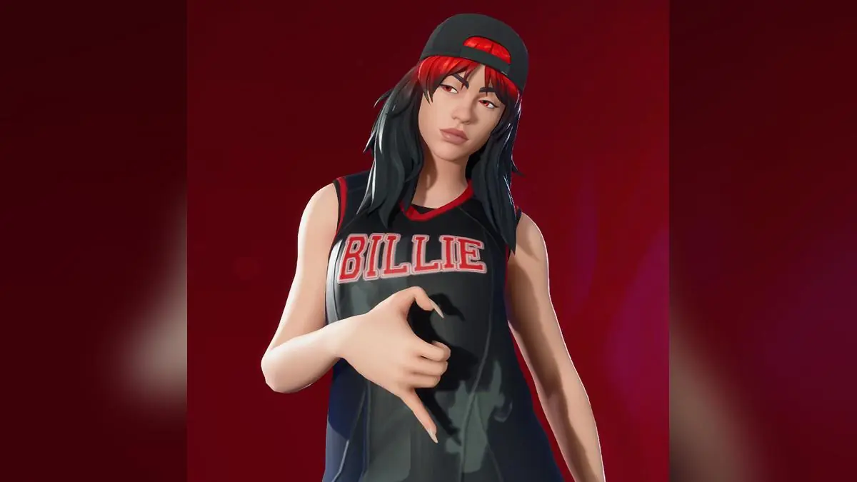 Fortnite's Red Billie Eilish Skin Returns After 210 Days, Gamers React