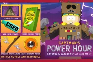 Fortnite's South Park Chaos Triples With Cartman's Power Hour Event