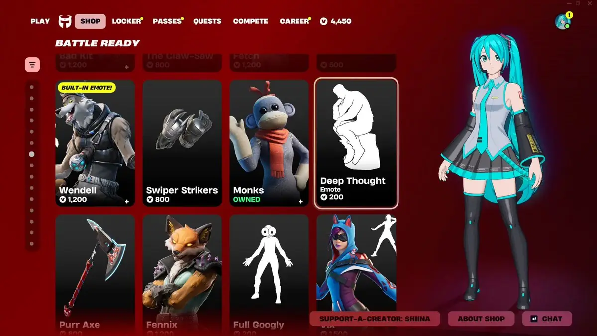 Fortnite's 'Thinking' Emote Finally Drops After 900 Days in the Vault