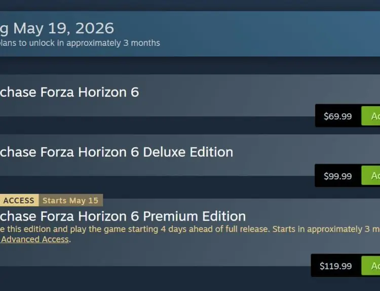 Forza Horizon 6 Early Access Costs $50 Extra, Gamers Call It a Rip-Off