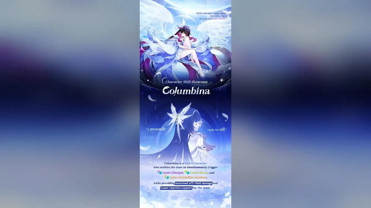 Genshin Impact's Columbina Skill Showcase Drops, Gamers Already Calling Her 'Wife'