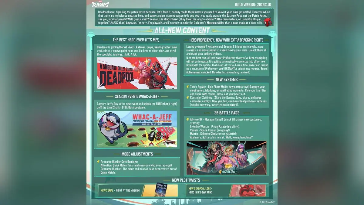 Marvel Rivals Season 6.0 Drops With New Hero, Skins, and Player Backlash