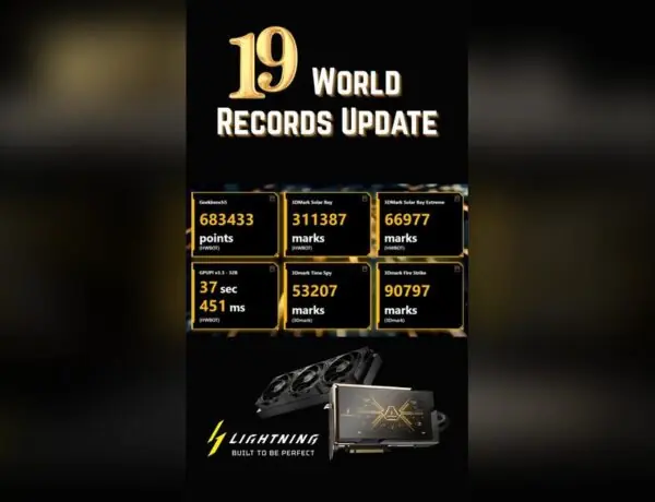 MSI's RTX 5090 Lightning Z Shatters 19 World Records, Gamers Share Epic Stories