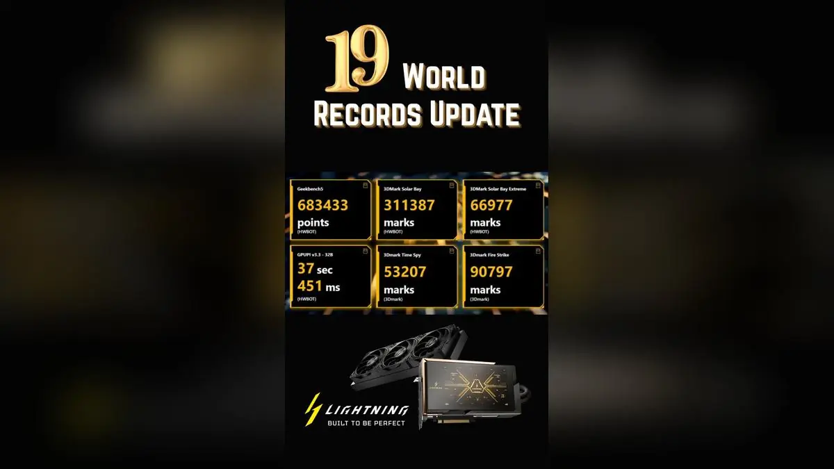 MSI's RTX 5090 Lightning Z Shatters 19 World Records, Gamers Share Epic Stories