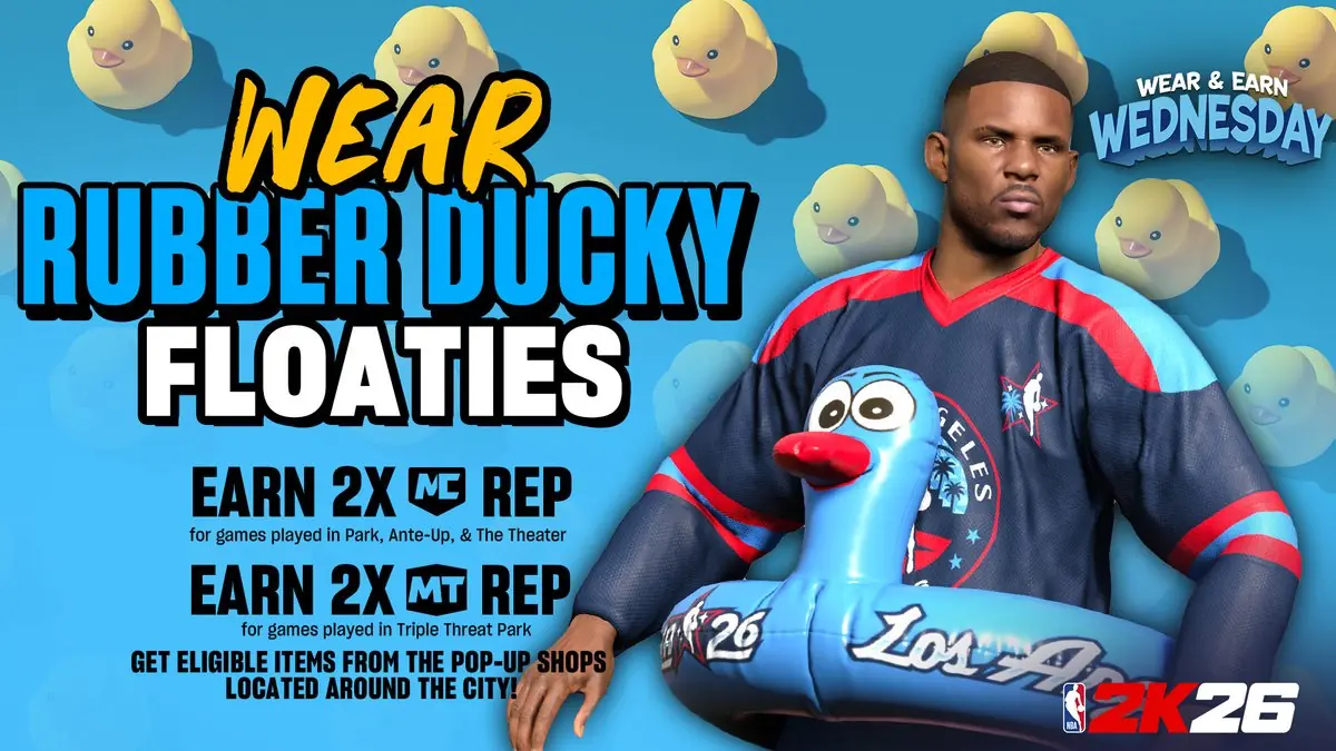 NBA 2K's Rubber Ducky Floaties Offer Double Rep, But Players Aren't Buying It