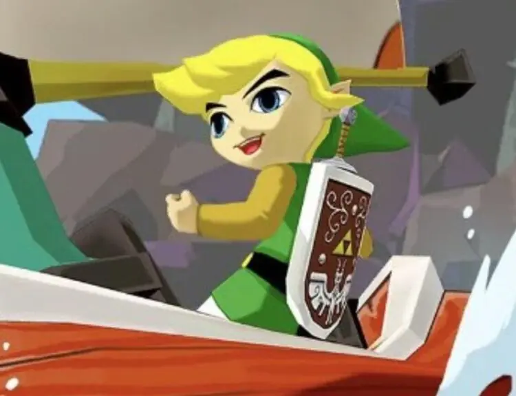 Toon Link's Blue Eyes in Wind Waker Key Art Spark Debate Over Beta Design