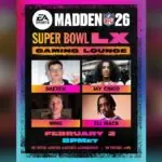 EA Madden NFL Gaming Lounge Returns for Super Bowl Opening Night Chaos