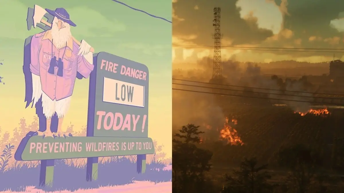 GTA VI Wildfire Mechanics Hinted at in New In-Game Artwork Discovery