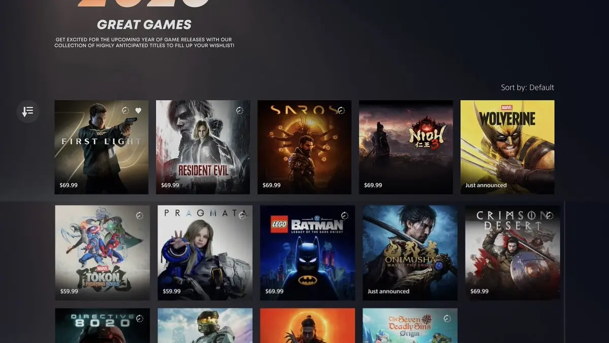 Sony Snubs GTA VI on PlayStation's Official 2026 Games Page