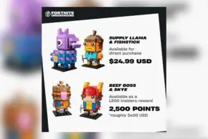 LEGO's New Fortnite BrickHeadz Require $400 Spend to Unlock