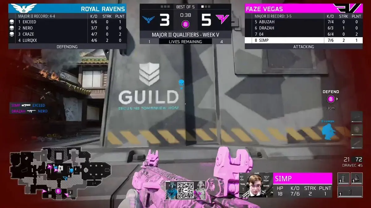 COD League Player Pulls Off Insane 1v4 Clutch in Just 6 Seconds