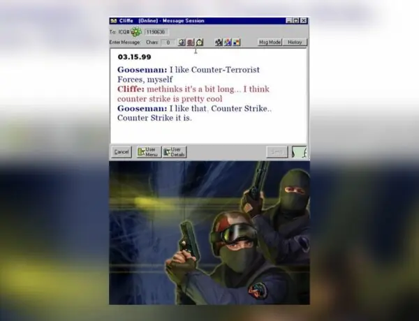 Counter-Strike Got Its Name in an ICQ Chat 27 Years Ago Today