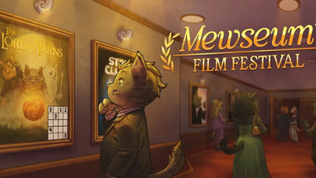Cozy Cat Puzzle Game Mewseum: Film Festival Purrs Onto Steam