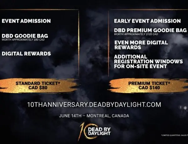 Dead by Daylight's 10th Anniversary Party Tickets Drop — A Decade of Terror Deserves a Celebration
