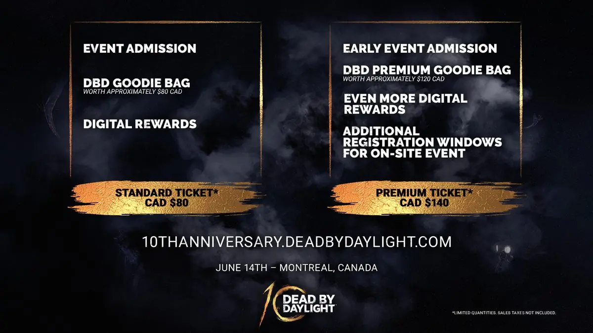 Dead by Daylight's 10th Anniversary Party Tickets Drop — A Decade of Terror Deserves a Celebration
