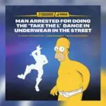 Drunk Man Arrested After Performing Fortnite 'Take The L' Dance on Road