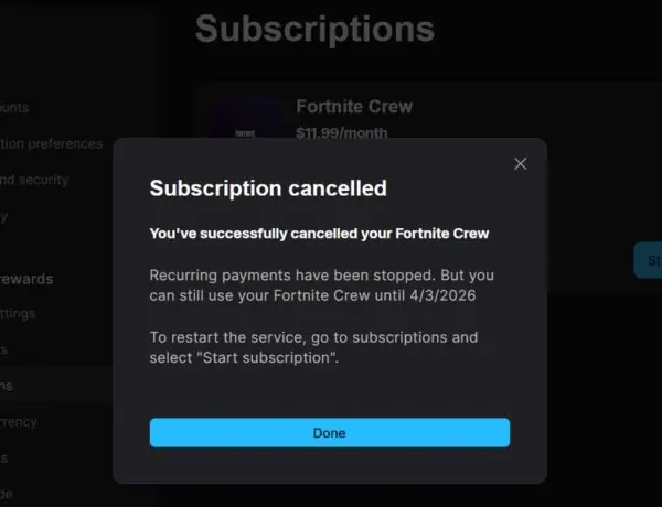 Fortnite Players Are Done With Crew Subscriptions — Here's Why