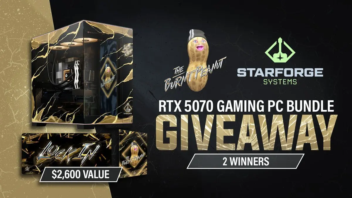 Gaming Creator Drops Epic RTX 5070 PC Giveaway Worth Thousands