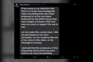 Halo's Master Chief Voice Actor Calls Out White House Propaganda