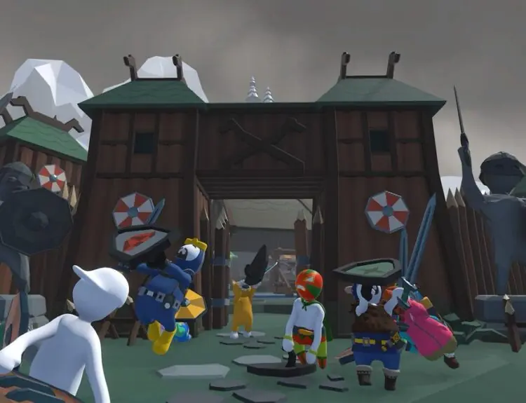 Human Fall Flat's Weirdest Crossover Yet: Dave the Diver Vikings