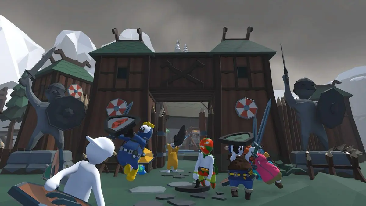 Human Fall Flat's Weirdest Crossover Yet: Dave the Diver Vikings