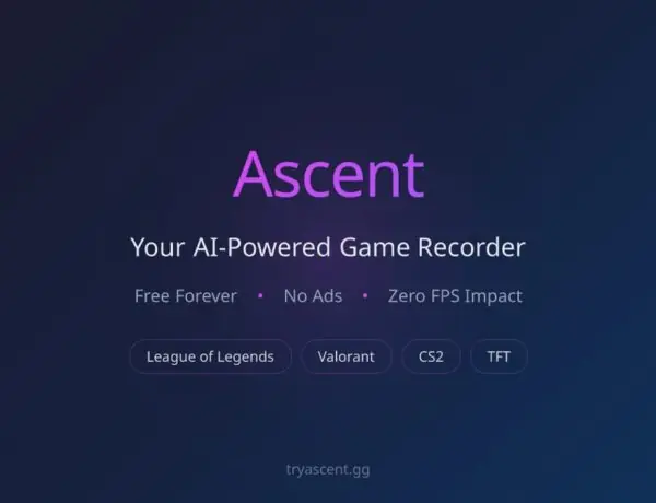League Recording Tool Ascent Hits 40K Users Without Overwolf