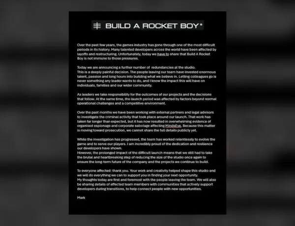 MindsEye Studio Claims Corporate Sabotage Behind Game's Failed Launch