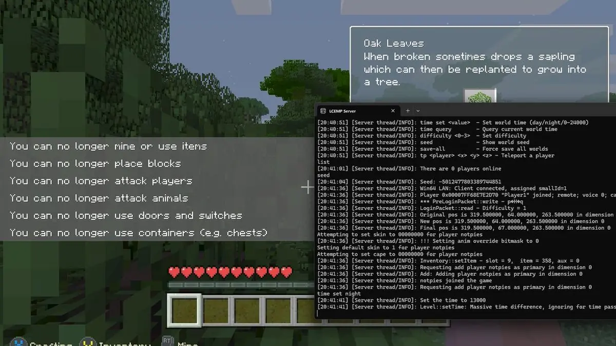Minecraft LCE Lives On: Fans Create Working Dedicated Servers