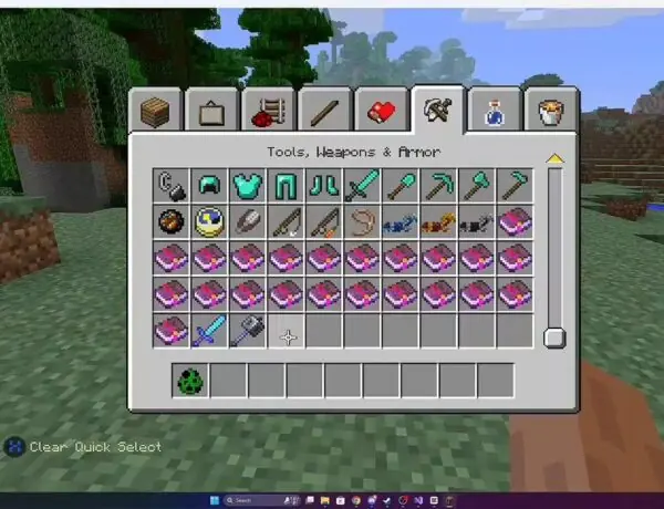 Minecraft Legacy Console Edition Gets Mace Weapon Through Clever Mod