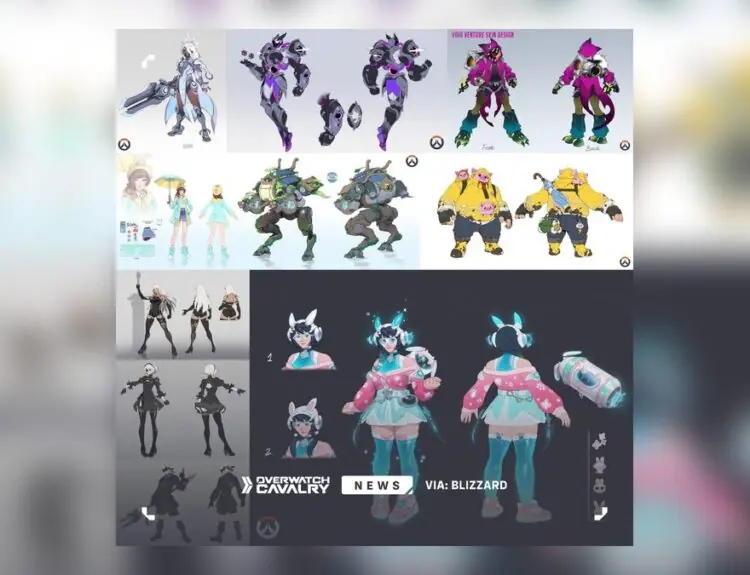 Overwatch 2 Midseason Skins Drop March 10 with Void Venture Concept Art