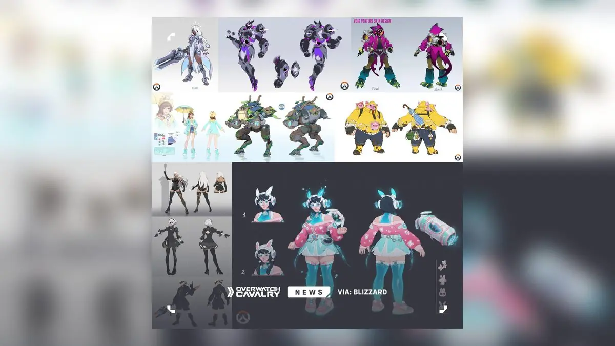 Overwatch 2 Midseason Skins Drop March 10 with Void Venture Concept Art