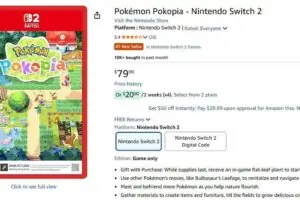 Physical Game Shortages Drive Pokemon Pokopia to $80 on Amazon