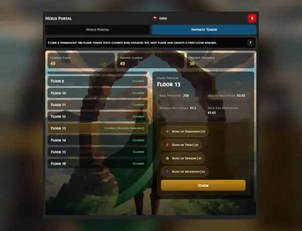 Pixel Exile Drops Massive Update With 400+ Skill Nodes and Infinite Tower