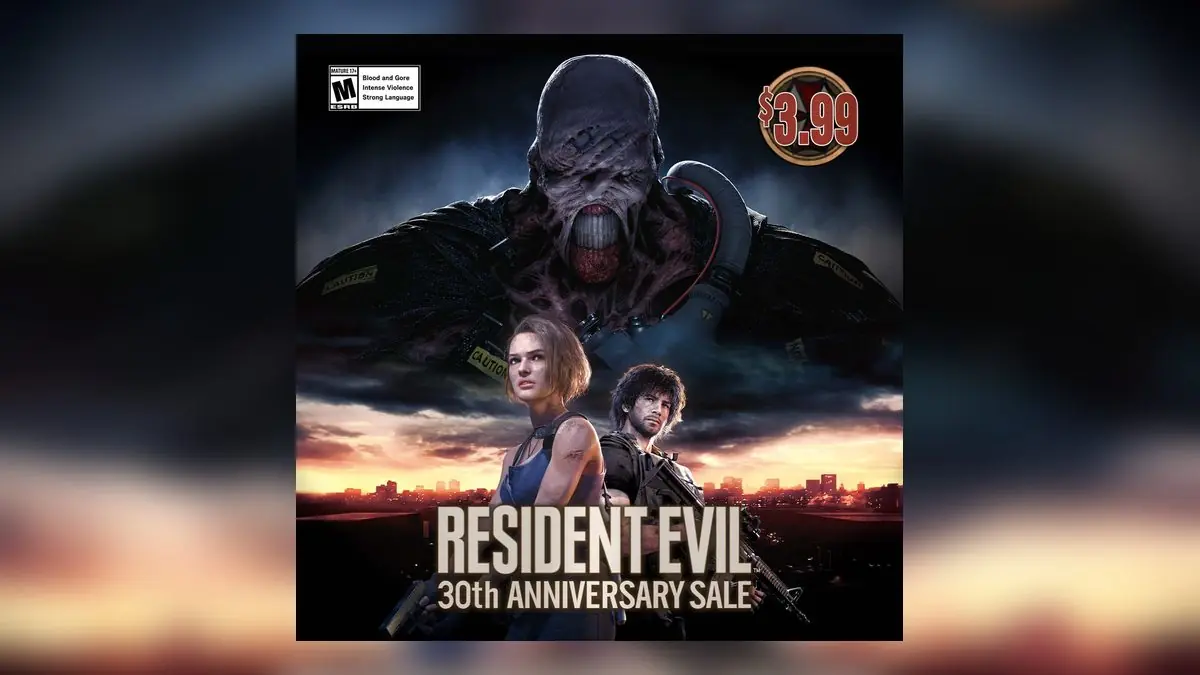 Resident Evil 3 Hits 90% Off in Steam's 30th Anniversary Sale