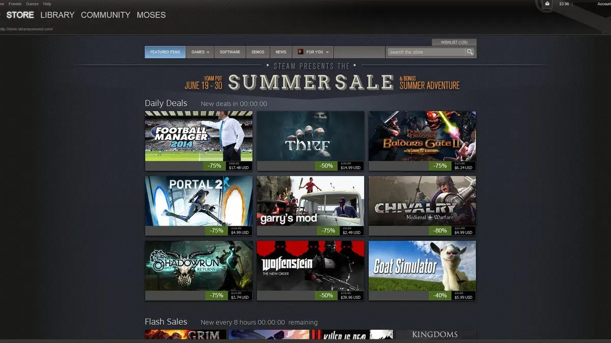 Steam Summer Sale 2014 Screenshot Sparks Massive Gaming Nostalgia Trip