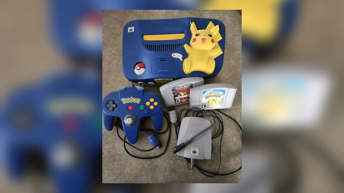 This Retro Gamer's 26-Year-Old Pikachu N64 Still Works — And It's Making Everyone Jealous