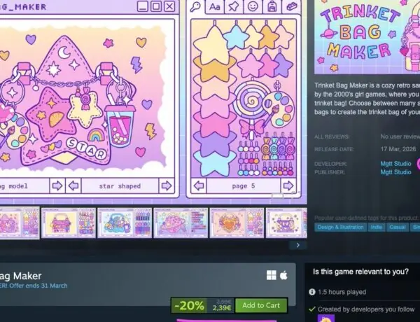 Trinket Bag Maker Brings 2000s Fashion Game Nostalgia to Steam