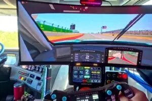 Trucker Drops $6K on Sim Racing Rig Where His Passenger Seat Used to Be