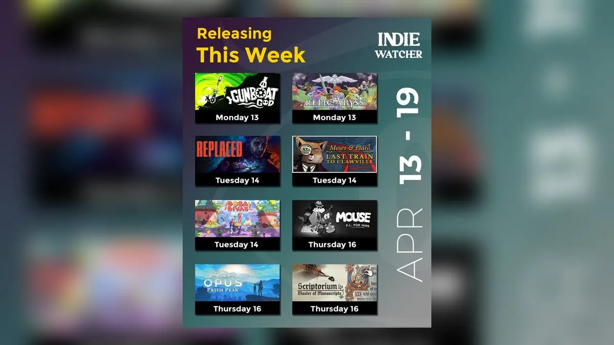 8 Must-Play Indie Games Launching This Week in April 2026