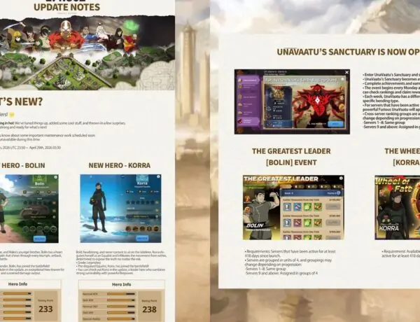 Avatar Game Adds Bolin Character and World Boss in Latest Patch