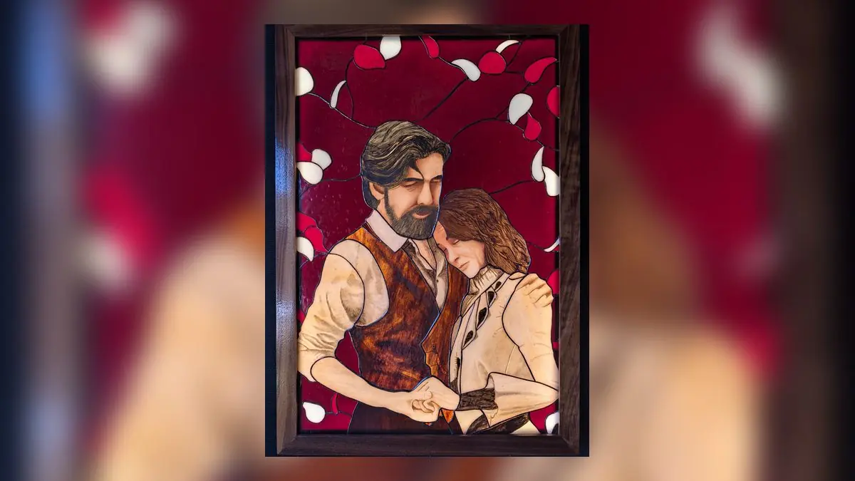 Clair Obscur Fan Creates Stunning Stained Glass Art for Game Anniversary