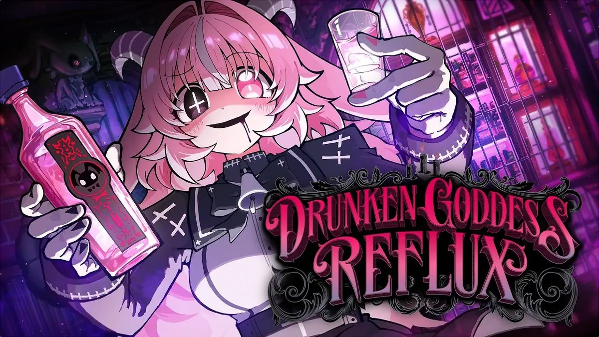 Drunken Goddess Reflux Mixes Alcohol and Russian Roulette on PC