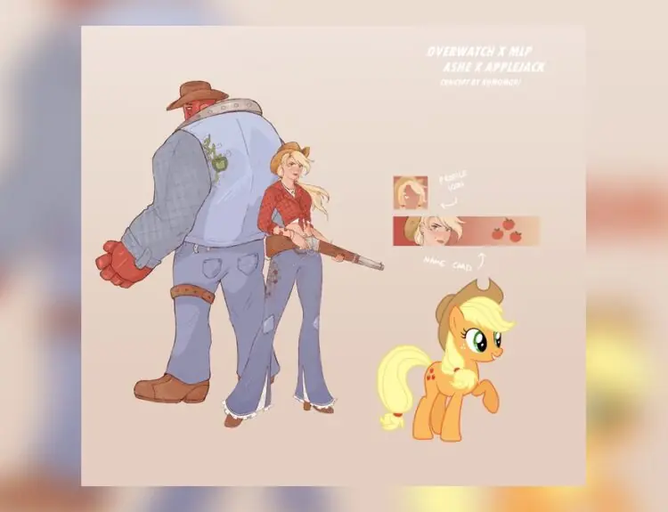 Fan Artist Creates Magical My Little Pony x Overwatch Skin Concepts