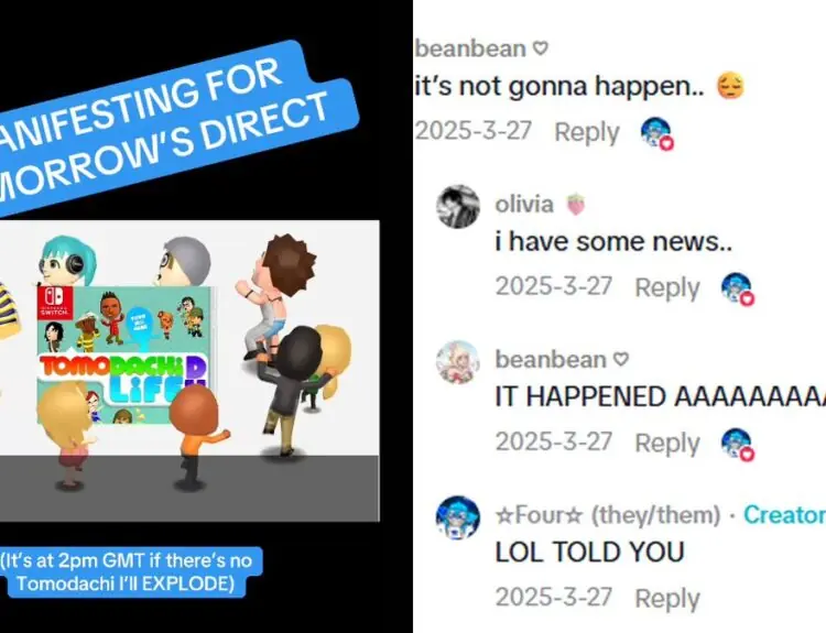 Fan Who 'Manifested' Tomodachi Life Gets Sweet Nintendo Direct Vindication