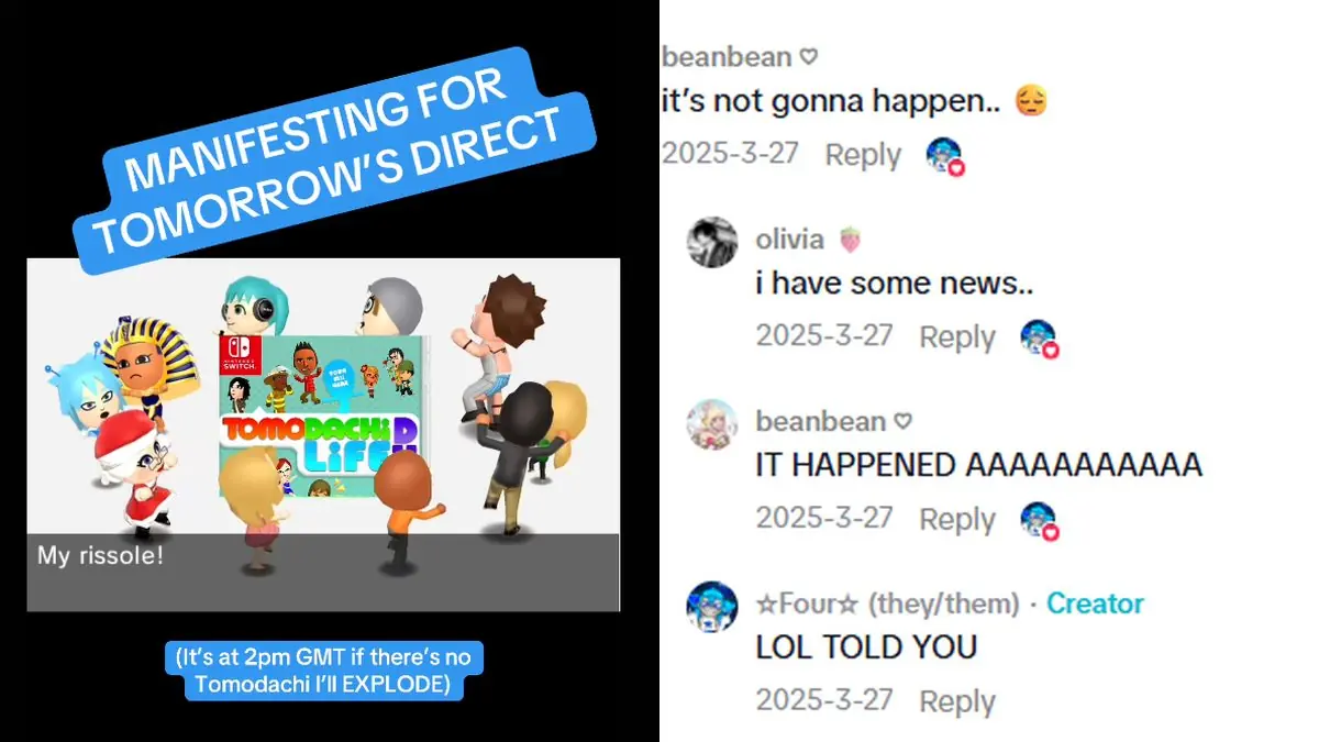 Fan Who 'Manifested' Tomodachi Life Gets Sweet Nintendo Direct Vindication