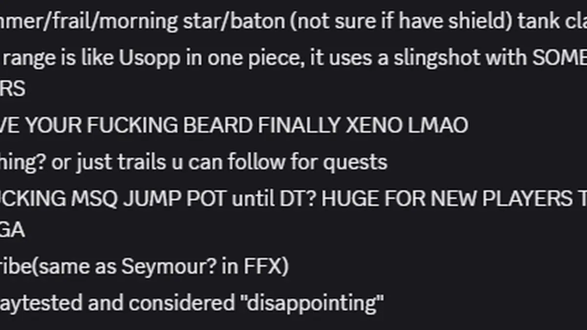 Final Fantasy XIV Community Shaken as Anonymous 4chan Leak Hits 70% Accuracy