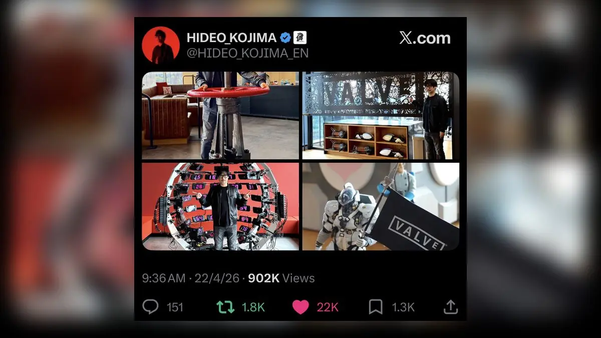 Gaming Legend Kojima Spotted at Valve HQ Sparking Wild Sci-Fi Collaboration Dreams