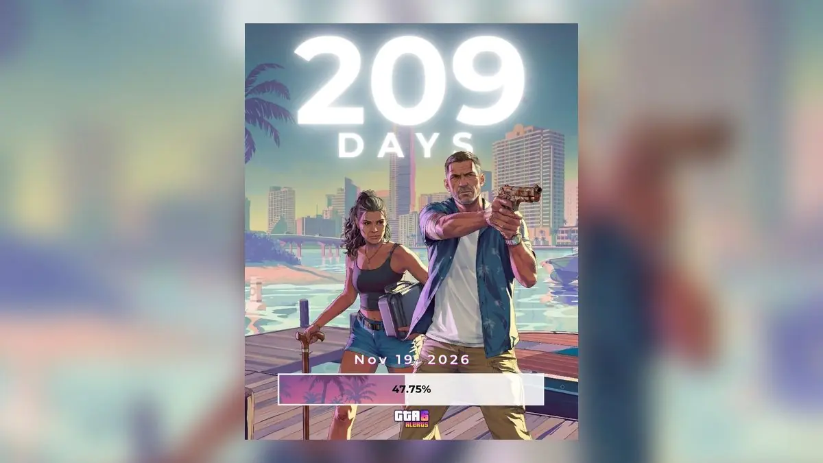 GTA 6 Release Countdown Hits 209 Days as Gaming's Biggest Launch Looms