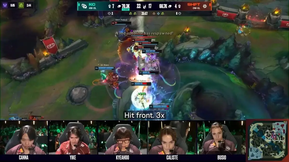 KC Canna Steals Pentakill, Tells Crowd to Speak Korean